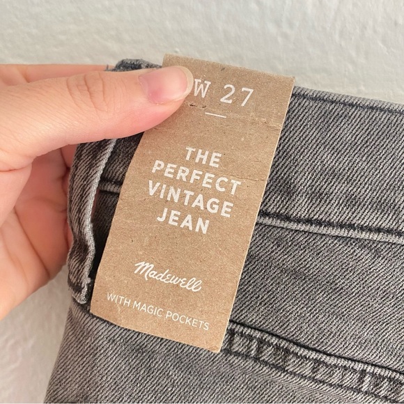 Madewell Gray Straight Leg Jeans‎ the perfect vintage jean - Picture 5 of 6